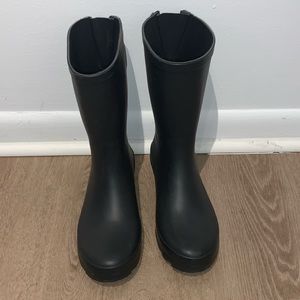 Black Rain Boots NEVER WORN